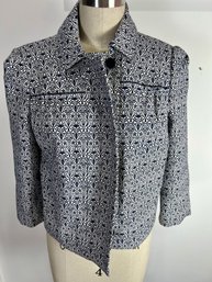 Tory Burch Heidi Jacquard Jacket/Blazer Size 4