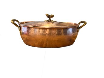 Ruffoni Williams Sonoma 6 Quart Braiser Brass/Copper