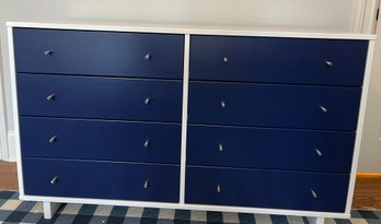Room And Board Moda Navy/White Double Dresser