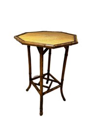 19th Century Octagonal Bamboo Antique Table