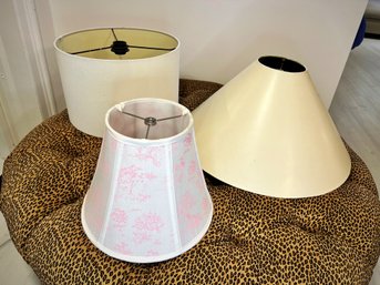 Set Of 3 Unique Lampshades