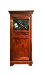 Antique Large Nautical Mahogany Wooden Cabinet