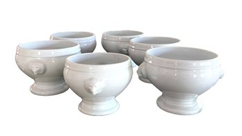 Set Of 6 Apilco Soup Bowls