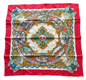 Hermes Silk Scarf L'Entante Cordiale 90 CM