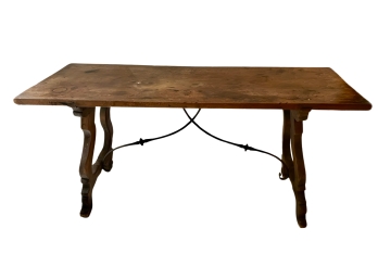 Vintage 19th Century Spanish Baroque Refectory Table