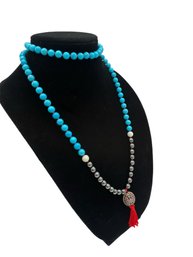 Turquoise Beaded Vintage Necklace