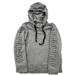 NUNUNU Kids Distressed Grey Hoodie.