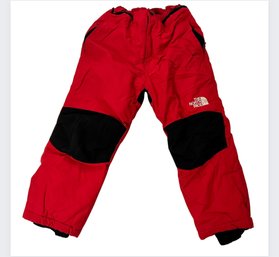 NORTH FACE Snow Pants Red/Black