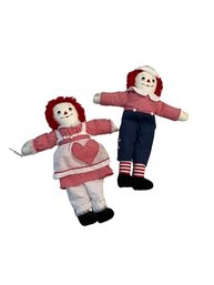 Vintage Raggedy Ann & Andy Dolls