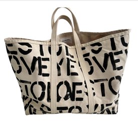 Kerri Rosenthal Yes To Lovey Canvas Tote