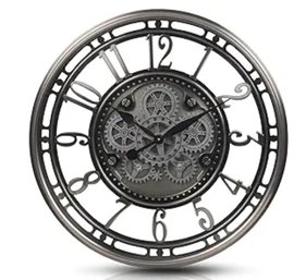 Large Industrial Moving Wall Clock