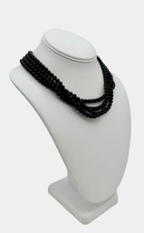 Tiffany And Co. Angela Cummings Black Onyx And 18K Gold Necklace