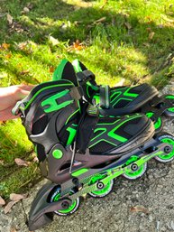 2PM Sports Torinx Green/Black Boys Adjustable Inline Skates Size 4