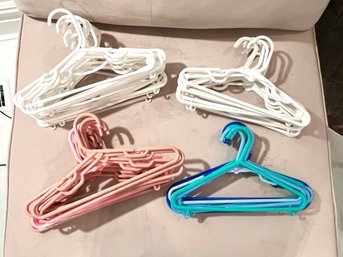 Pink, White, Green & Blue Toddler Hangers!