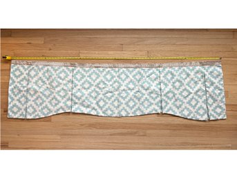 Custom Designer Window Treatments Valance Peter Dunham Fabric (2)