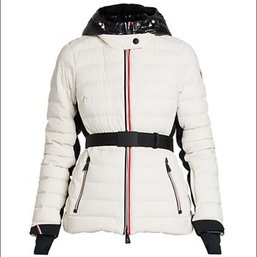 Moncler Grenoble Bruche Belted Utility Jacket White Size 1