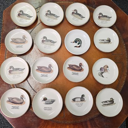 Vintage American Bird Decoys Collectible Mini Porcelain Plates  #74