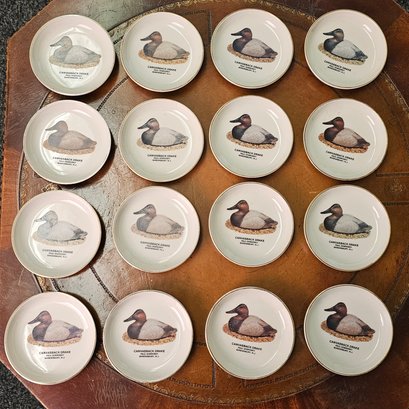Vintage American Bird Decoys Collectible Mini Porcelain Plates  #83