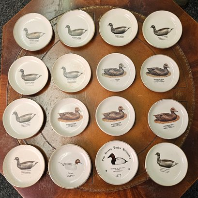 Vintage American Bird Decoys Collectible Mini Porcelain Plates  #84