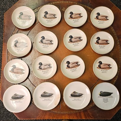 Vintage American Bird Decoys Collectible Mini Porcelain Plates  #85