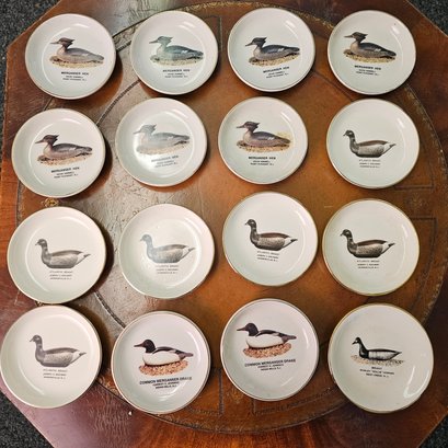 Vintage American Bird Decoys Collectible Mini Porcelain Plates  #86