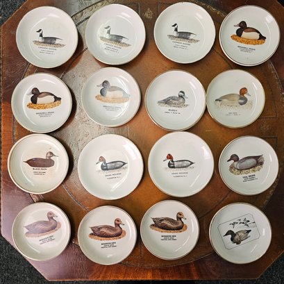 Vintage American Bird Decoys Collectible Mini Porcelain Plates  #88