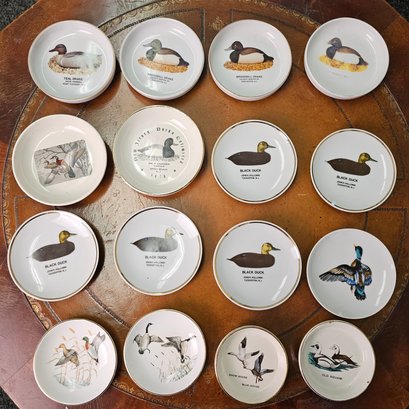 Vintage American Bird Decoys Collectible Mini Porcelain Plates  #90