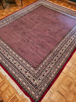 Excellent Condition Antique Persian Sarouk Hand Knotted Wool Rug 123' X 96 1/2'  #65
