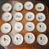 Vintage American Bird Decoys Collectible Mini Porcelain Plates  #75