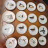 Vintage American Bird Decoys Collectible Mini Porcelain Plates  #90