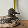 Antique Hand Carved Duck Decoy Sculpture #49