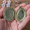 Lot Of Vintage Costume Jewelry: La Rel Crystal Earrings,vintage Cameo Brooches,necklaces,bracelet,pendant #97