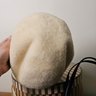 La Scala Fur Women's Fur Hat And Two Vintage Purses  #109