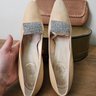 Vintage Caressa Evening Shoes And Two Vintage Evening Clutches #110