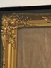 Antique Wooden Gilded Frame In Black Wooden Glass Display Frame 25 X 20.5 X 3 #133