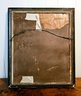 Antique Wooden Gilded Frame In Black Wooden Glass Display Frame 25 X 20.5 X 3 #133