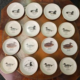 Vintage American Bird Decoys Collectible Mini Porcelain Plates  #78
