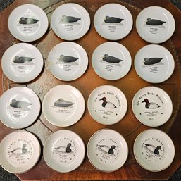 Vintage American Bird Decoys Collectible Mini Porcelain Plates  #89