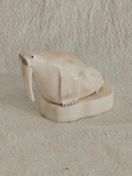 Eskimo Walrus Carving Siberian Yup'ik  #50