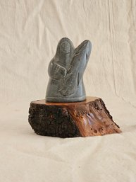 Hand Made By Canadian Eskimo Artist Stone Sculpture #65