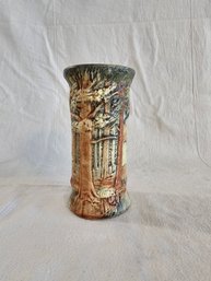 1920 Weller Vintage Pottery Vase 8' Tall  #132