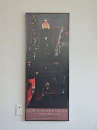 42.5 X 17 Georgia O'Keeffe Modern Art Poster 'new York Night' #187