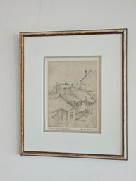 15 X 13 Knute Heldner Etching Signed And Framed #195