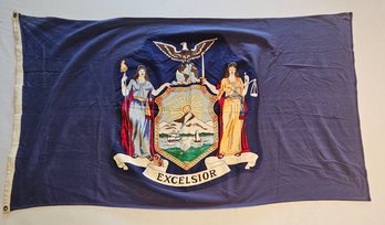 32 X 56.5 Vintage New York State Flag #227