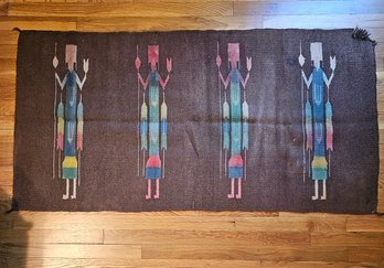 Yei Navajo Weaving Wool Rug  #233