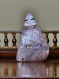 Mother-of-pearl Zuni Fetish Carving By Local Artisan #312