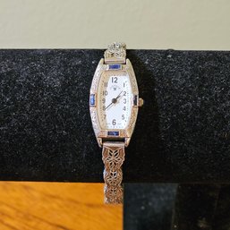 Art Deco Sterling Silver Vintage Ladies Watch - Not Tested  Needs A Battery #356