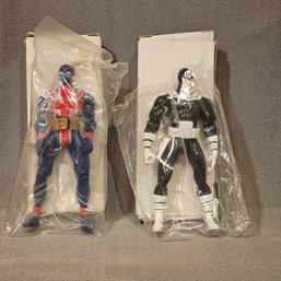 Marvel ToyBiz Bullseye And Union Jack Action Figures #123