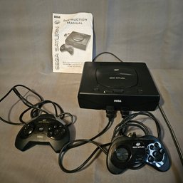 Sega Saturn MK-80000A Console With MK-80116 And Sega Saturn Remote Controller Game Pad MK-80100 #140