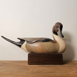 Ducks Unlimited Special Edition John Gewerth Pintail Duck Decoy 1990-91 Signed And Numbered #48